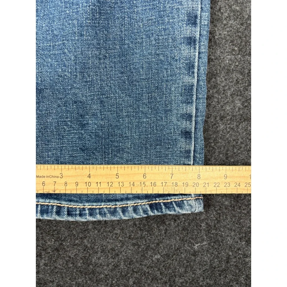 Cody James Mens Medium Wash Bootcut Western Denim Jeans 31x32 (FITS 32x31)